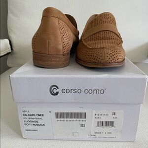 Corso Como Leather Perforated Loafer